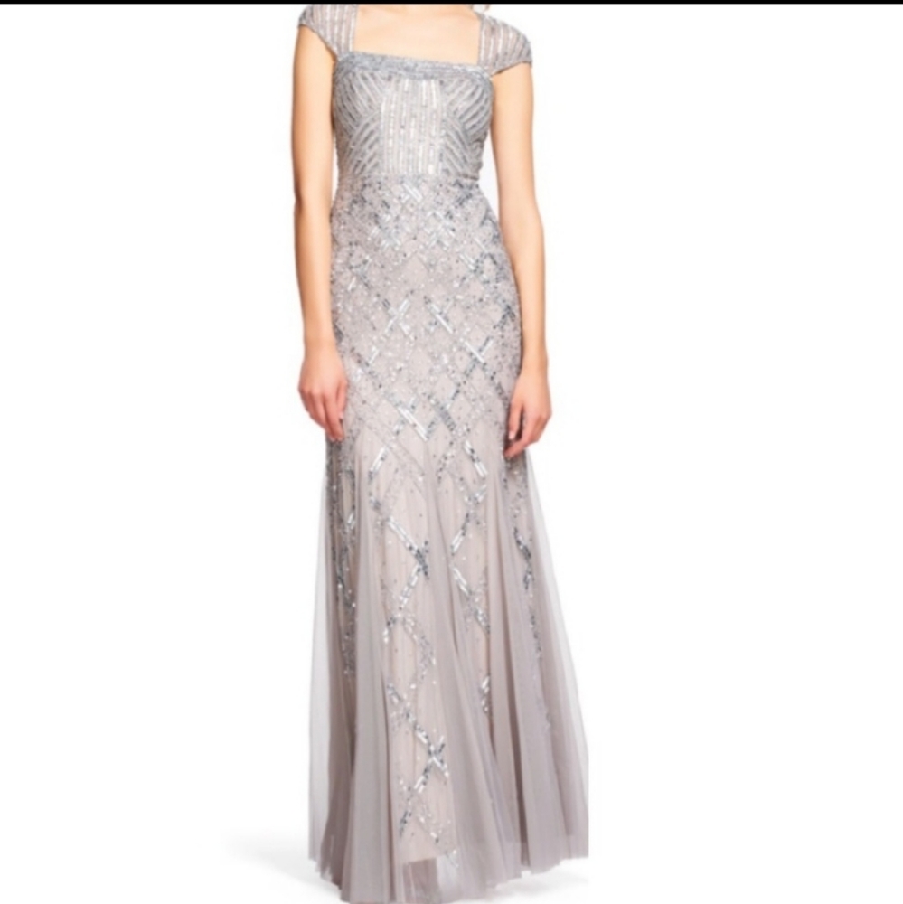 ADRIANNA PAPPEL pre-loved Long Sequined Dress